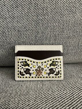 NWT Tory Burch Slim Card Case 156109 New Ivory